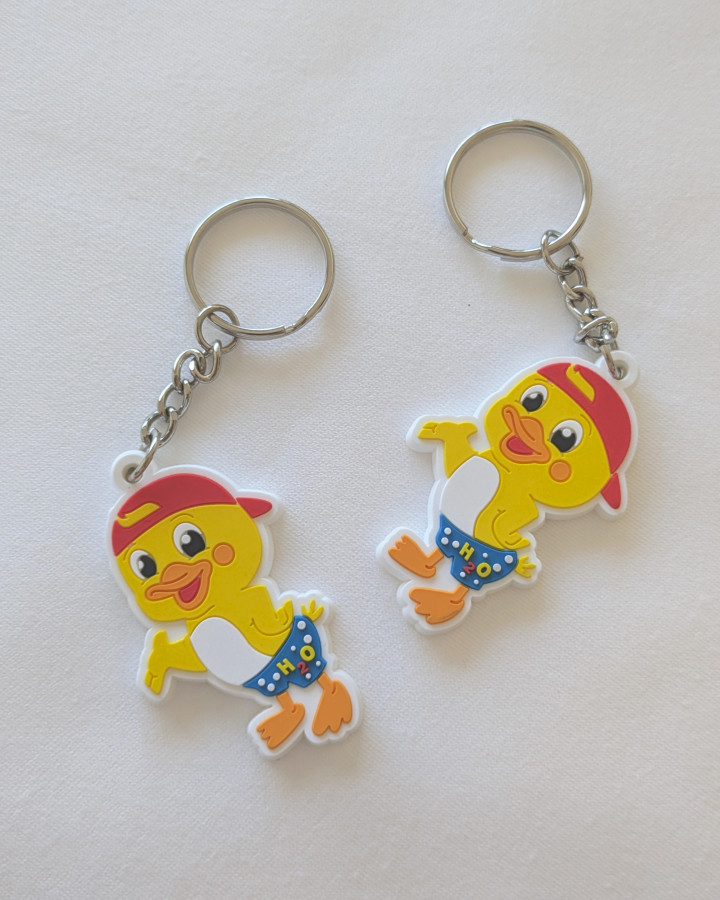 HopiHo Schlüsselanhänger mit Cartoon-Entenfiguren